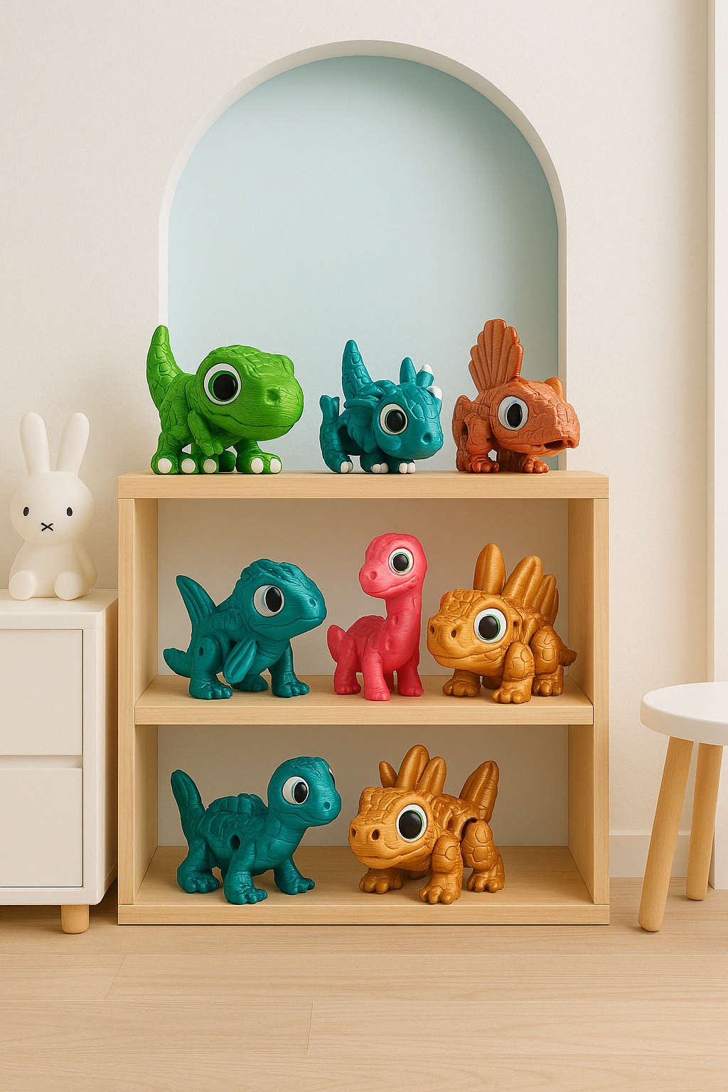 inoFlex - Dinosaurio Articulado de Juguete para Niños | Divertido, Flexible y Educativo