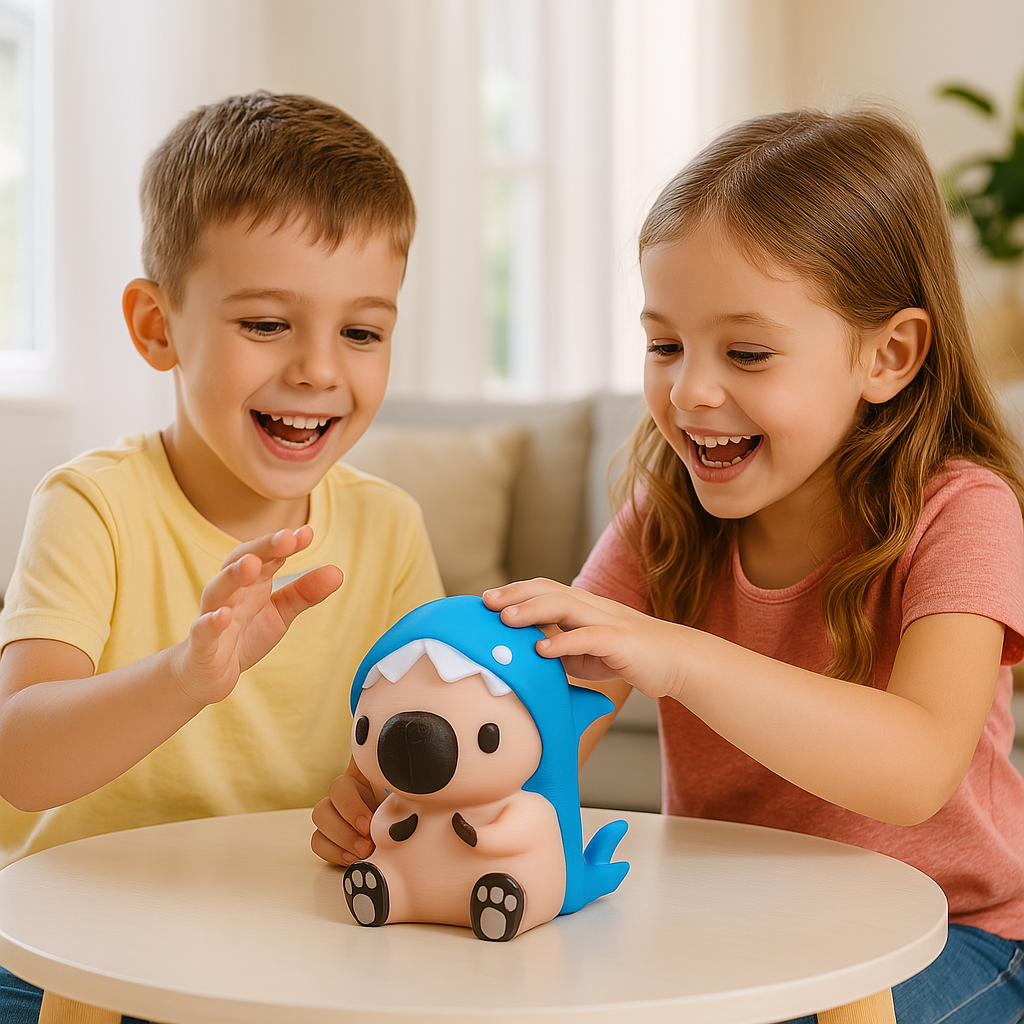 Figura Decorativa Infantil Capibara Gamer – Juguete Original para Niños – Ideal para Escritorio, Mesa o Estantería – Regalo Divertido