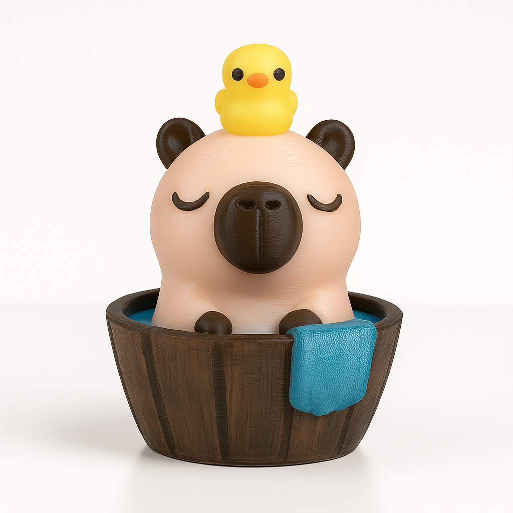 Figura Decorativa Infantil Capibara Gamer – Juguete Original para Niños – Ideal para Escritorio, Mesa o Estantería – Regalo Divertido