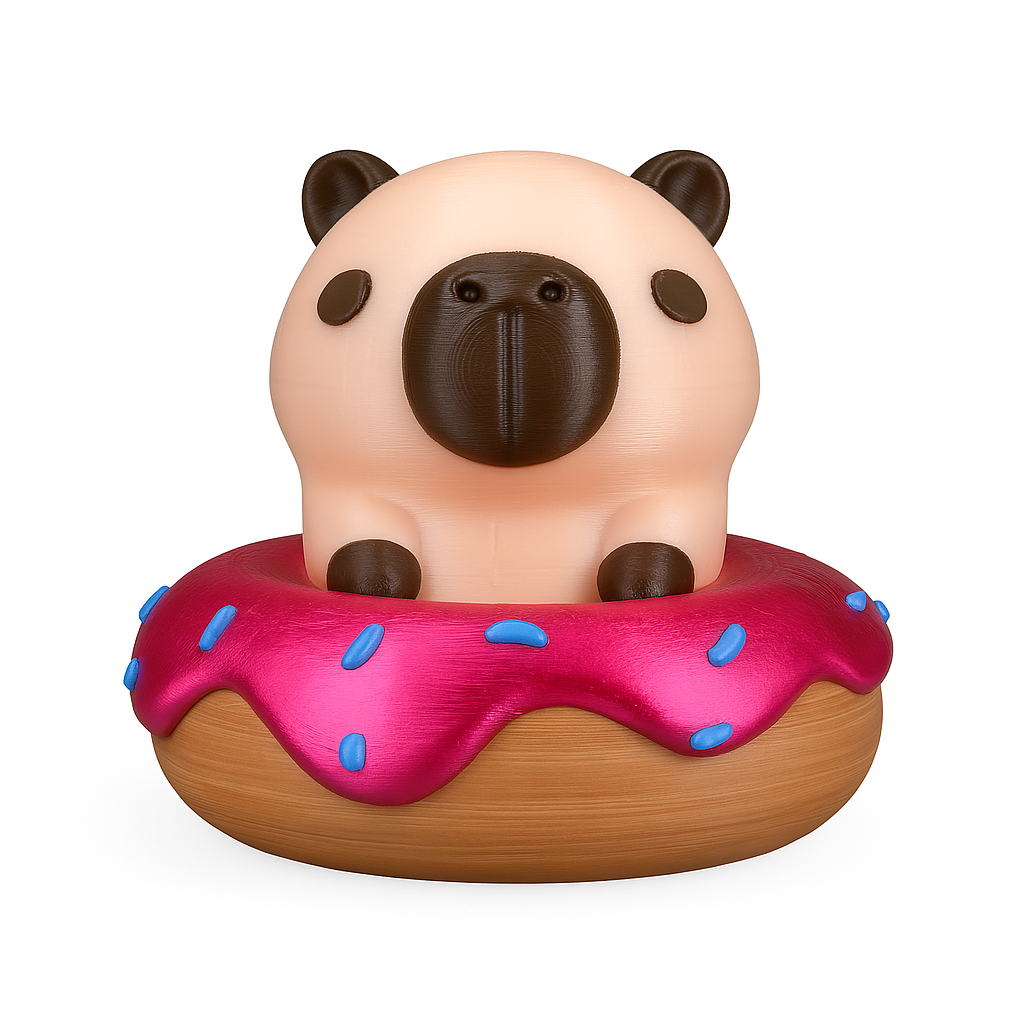 Figura Decorativa Infantil Capibara Gamer – Juguete Original para Niños – Ideal para Escritorio, Mesa o Estantería – Regalo Divertido