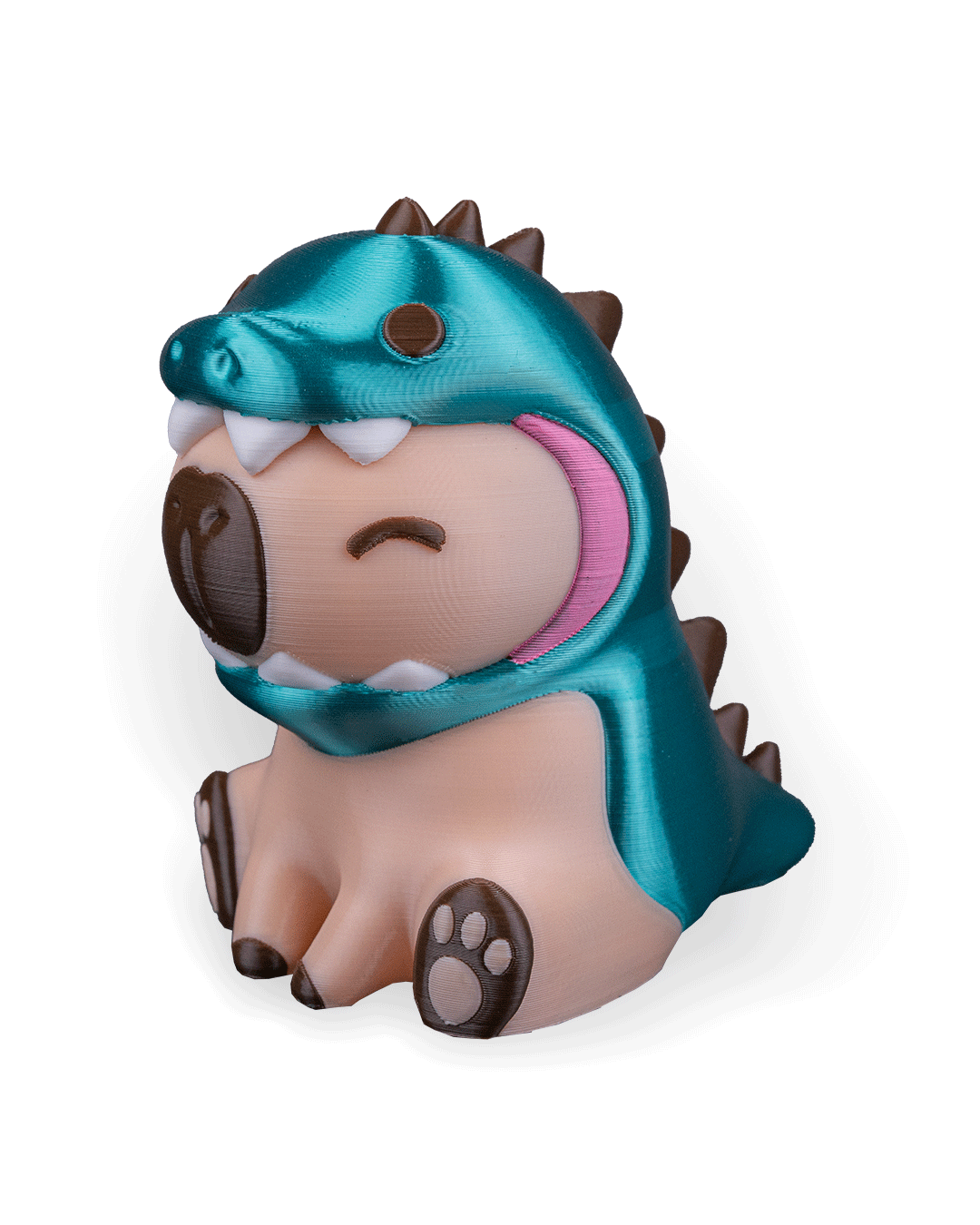 Figura Decorativa Infantil Capibara Gamer – Juguete Original para Niños – Ideal para Escritorio, Mesa o Estantería – Regalo Divertido