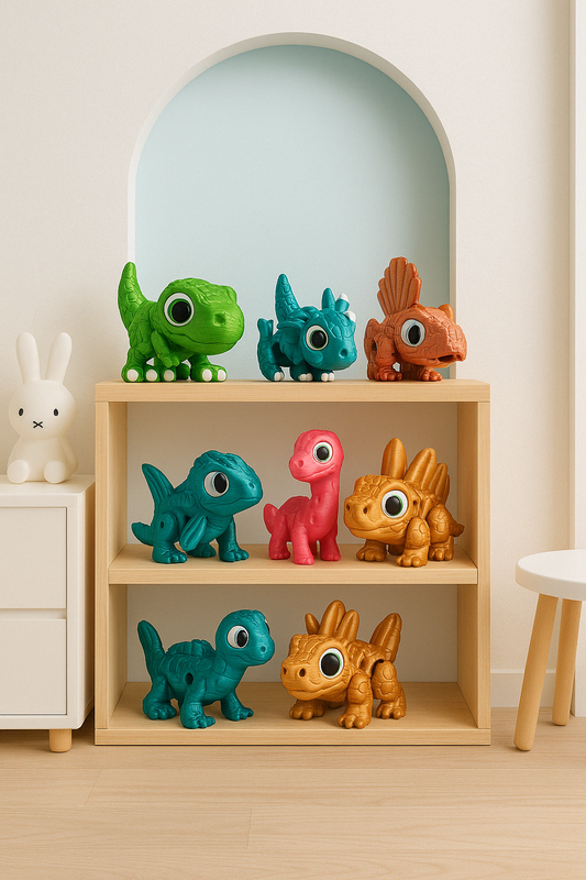 inoFlex - Dinosaurio Articulado de Juguete para Niños | Divertido, Flexible y Educativo